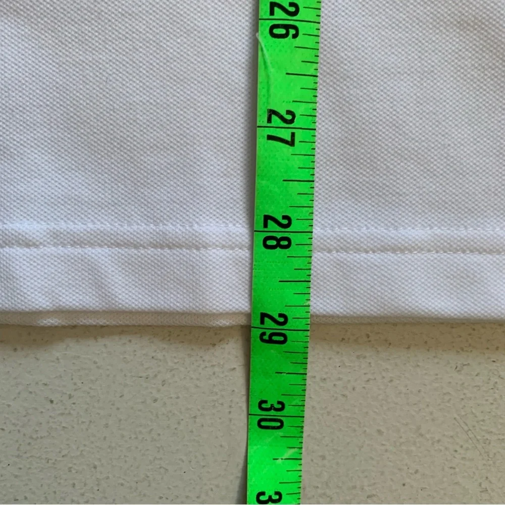 J Crew Factory Mens XXL White Flex Pique Polo Shirt Short Sleeve FLAWS